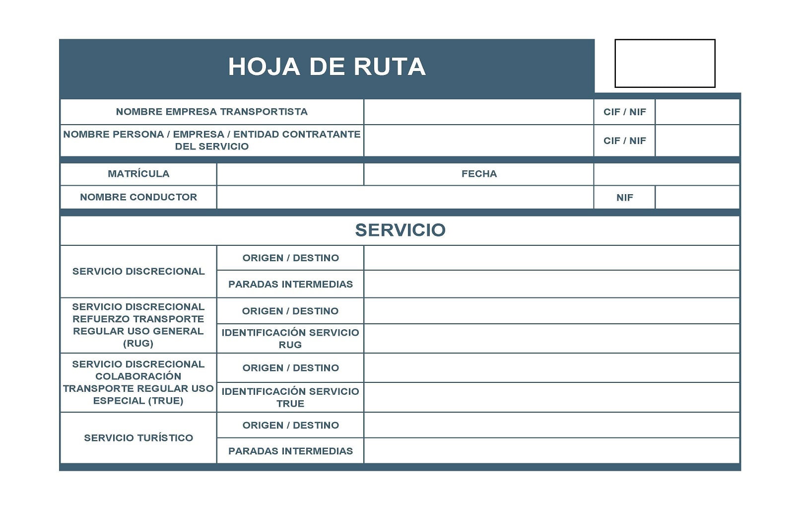 Hoja de ruta